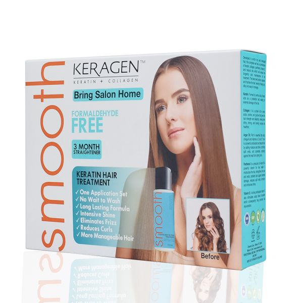 Keragen - Brazilian Keratin Smoothing Treatment, Dry and Damaged Hair